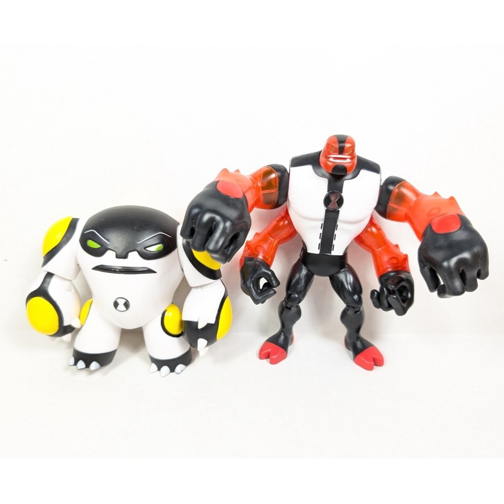 Ben 10‎ Figure Lot Cannonbolt & Power Up Four Arms (Untested)